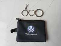 Портмоне VW, кожен ключодържател Фолксваген, Volkswagen
