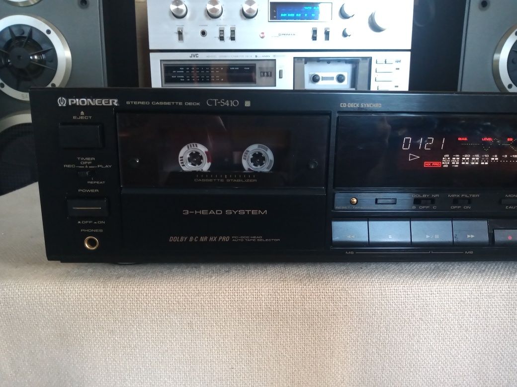 Deck Pioneer CT - S410. 3 Head, Dolby B, C, HX-Pro. Perfect functional