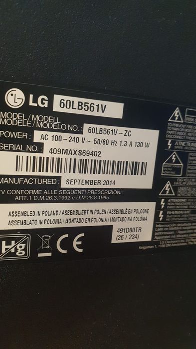 Tv led LG 150cm 60 inch full HD