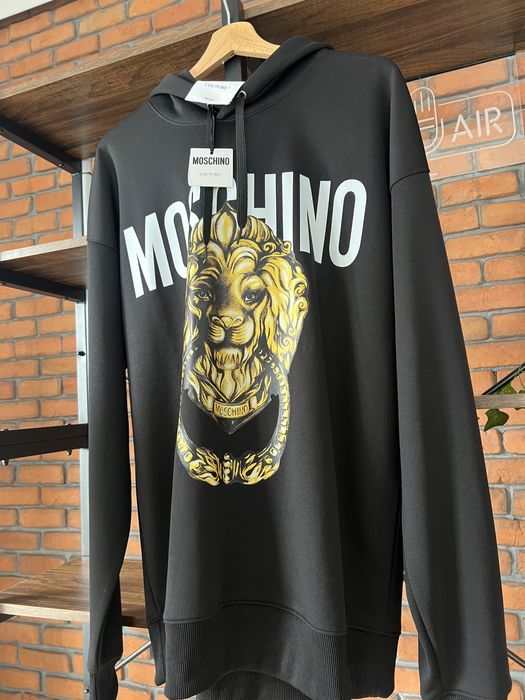 Moschino Lions Head Logo Hoodie L