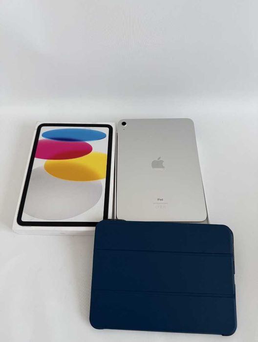 iPad 10 256gb Silver wifi, stare ca nou, folosit 1 saptamana+husa