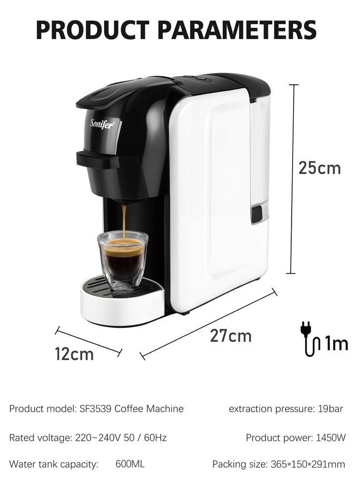 Xит Продаж! 3в1 Кофемашина капсульная Молотый Nespresso, Dolce Gusto