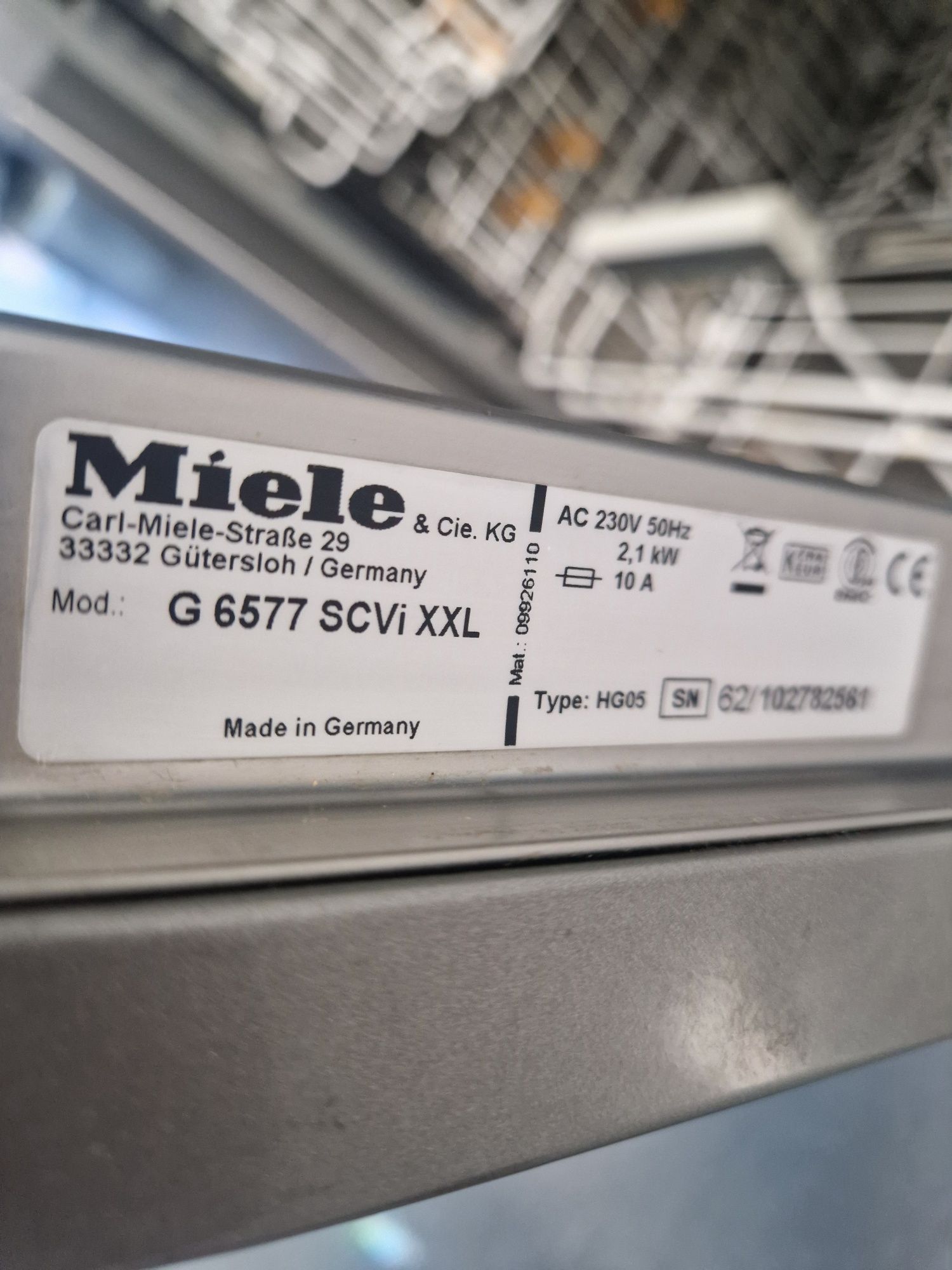 Съдомиялна за вграждане Miele G 6575