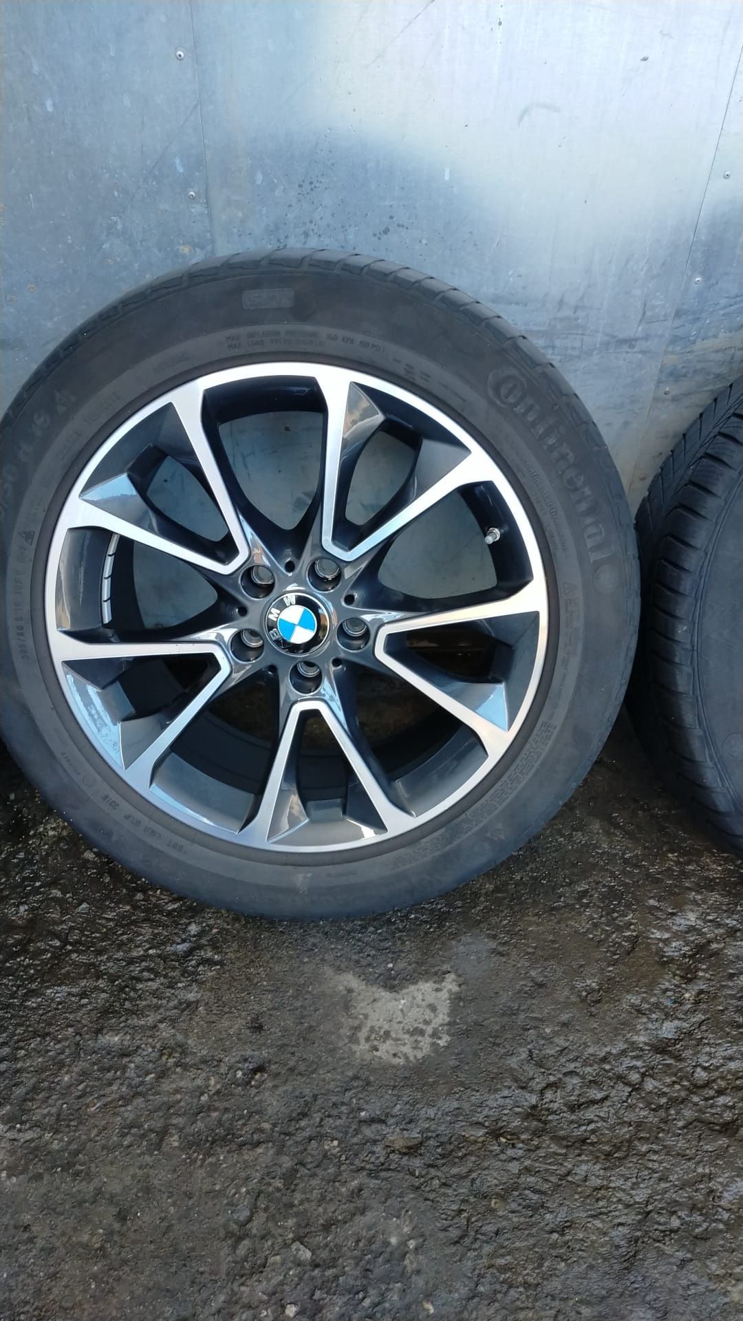 Jante originale BMW X5, cu senzori de presiune pe 19 inchi cu anvelope