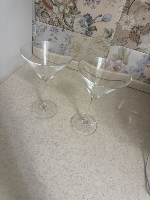 Фужеры для мартини, 2 шт, бу