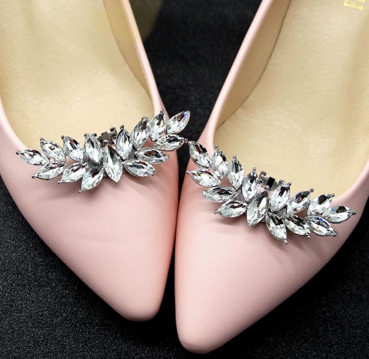 Clips pentru pantofi papuci diamante pietre