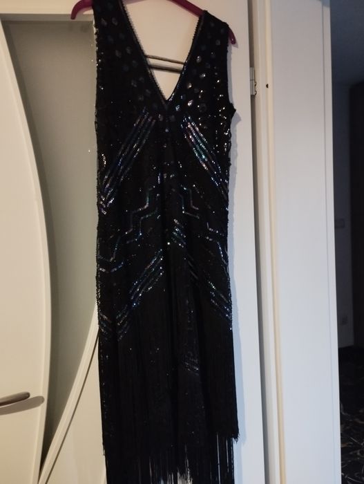 Rochie gala cu franjuri