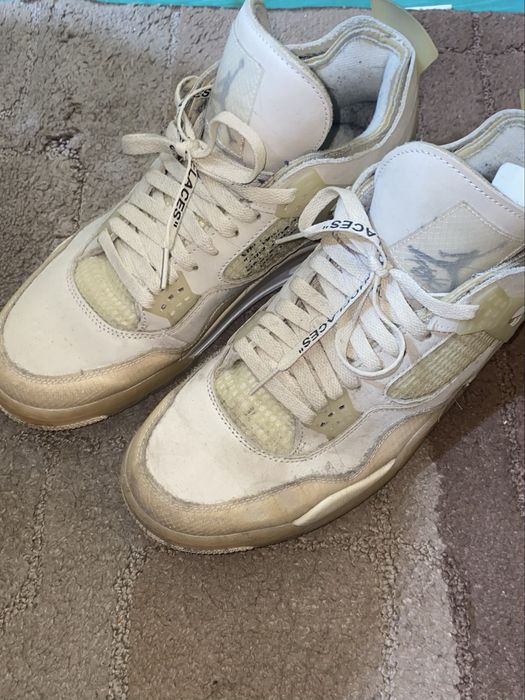 Jordan 4 Off White Sail