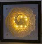 Tablouri 3d cu lumina shadowbox/lightbox