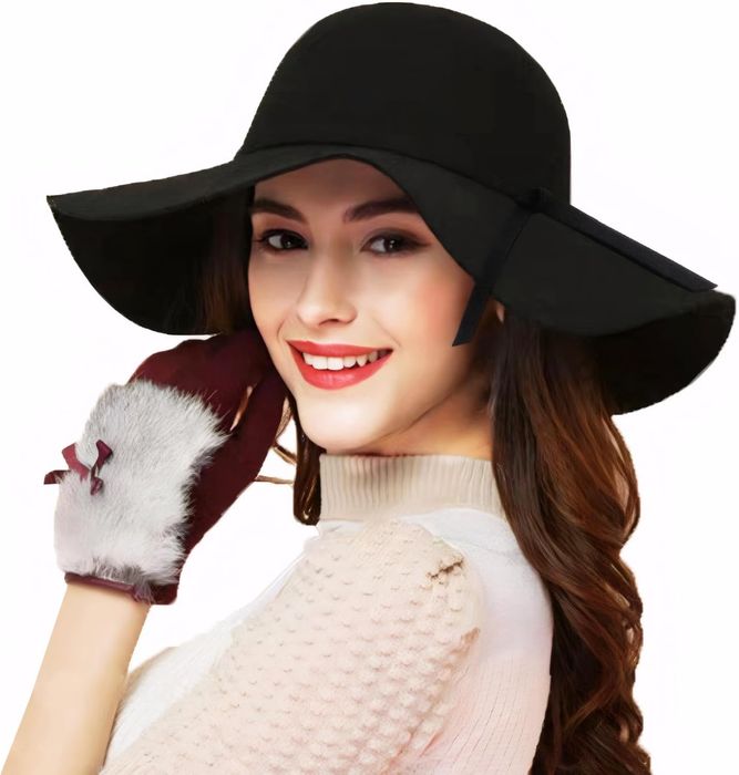 Стилна шапка и шал