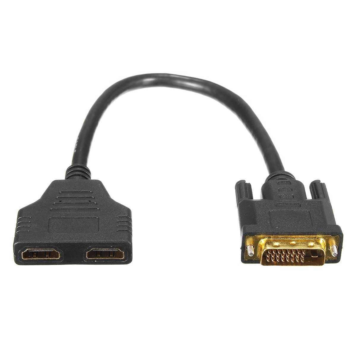 Переходник с DVI-D (m) на 2xHDMI (f)