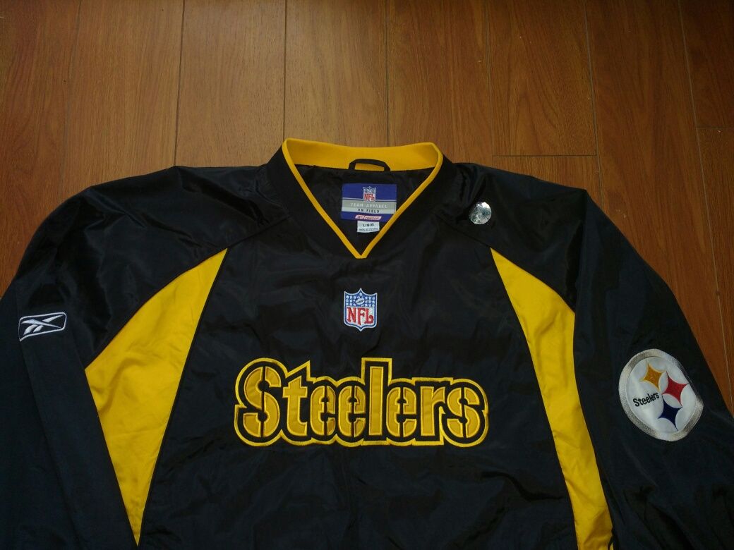 Bluza fâș Reebok NFL Pittsburgh Steelers mărimea L