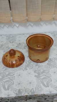Borcan ceramica pentru usturoi si ceapa