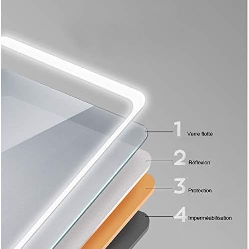 LED Огледало за баня 100×60 LED, подгрев