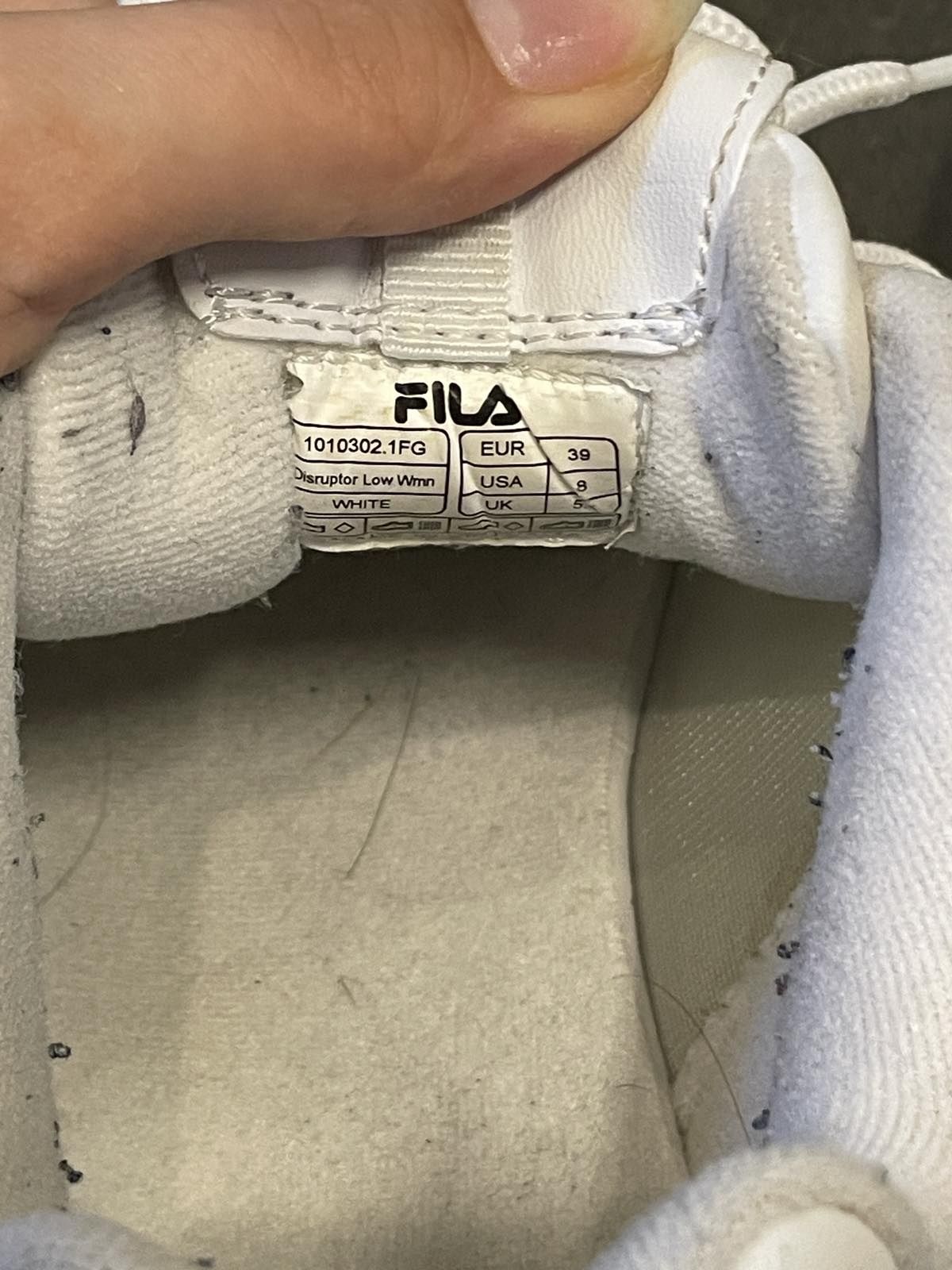 Обувки FILA, бели, 39номер