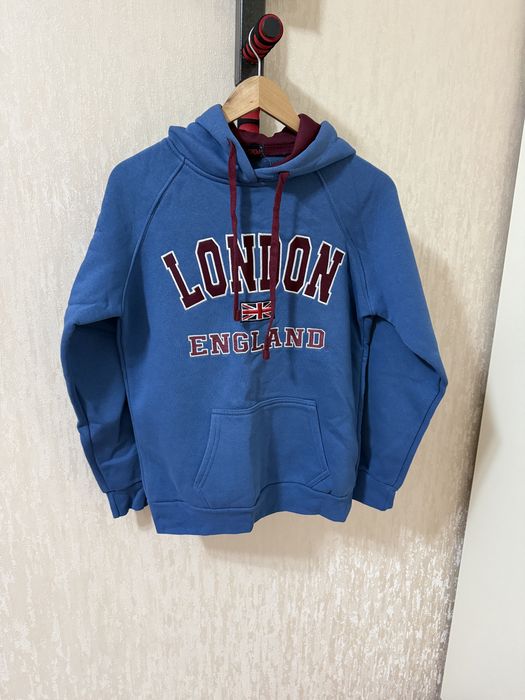 Худи мужской синего цвета