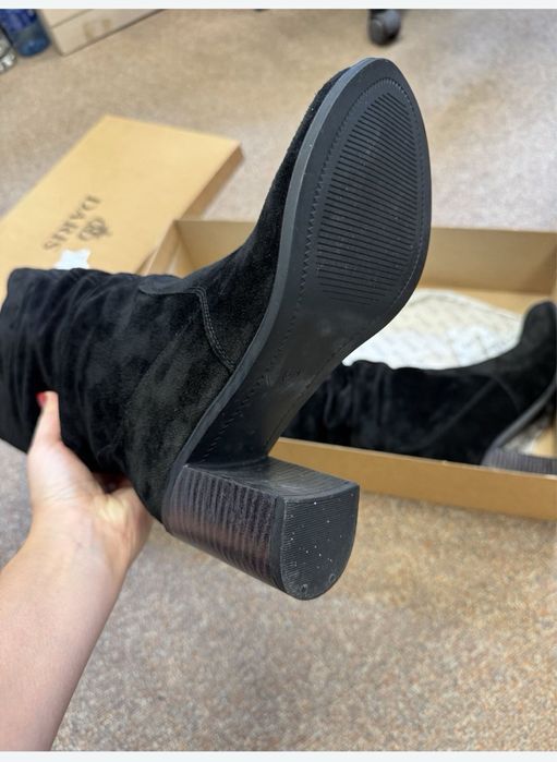 Ботуши от естествен велур на Daris