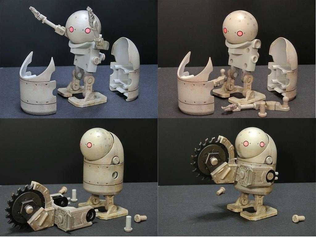 Figurine autentice -  Nier Automata Bring Arts: Machine Lifeform Set