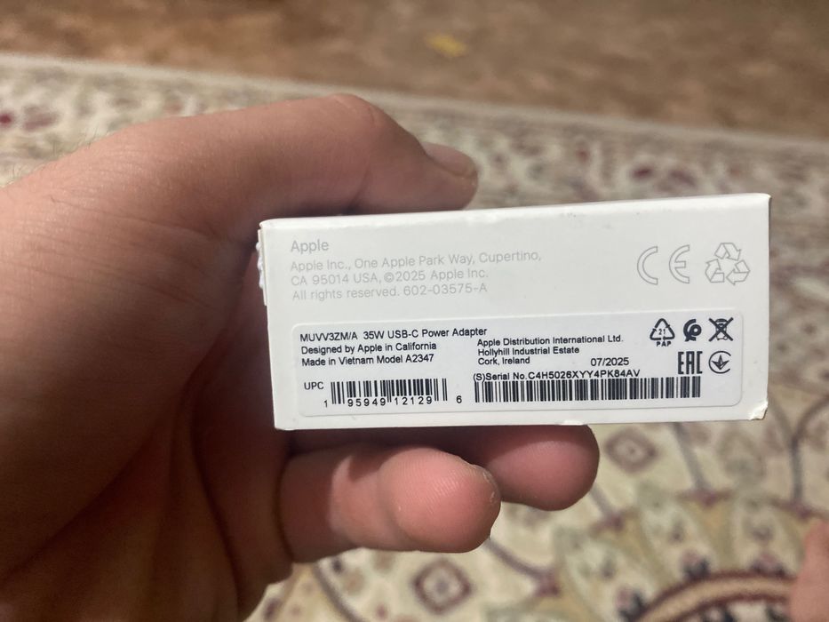 Адаптер IPhone 35w