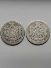 Monede argint 2 lei 1875