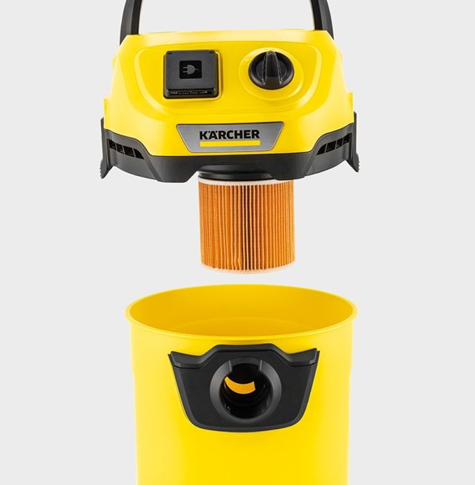 Set 5 saci filtranti + 1 filtru  Karcher din fleece pentru WD 3, WD 2