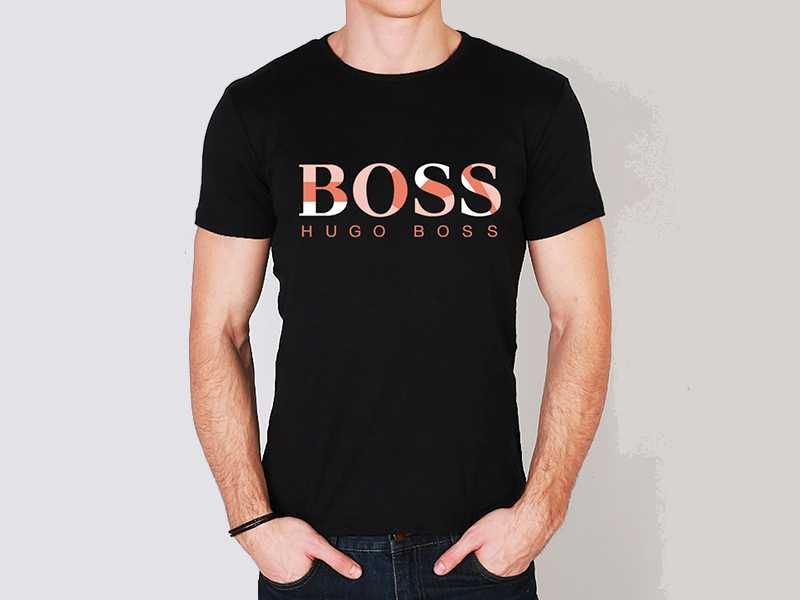 Тениски HUGO BOSS принт Нови модели!