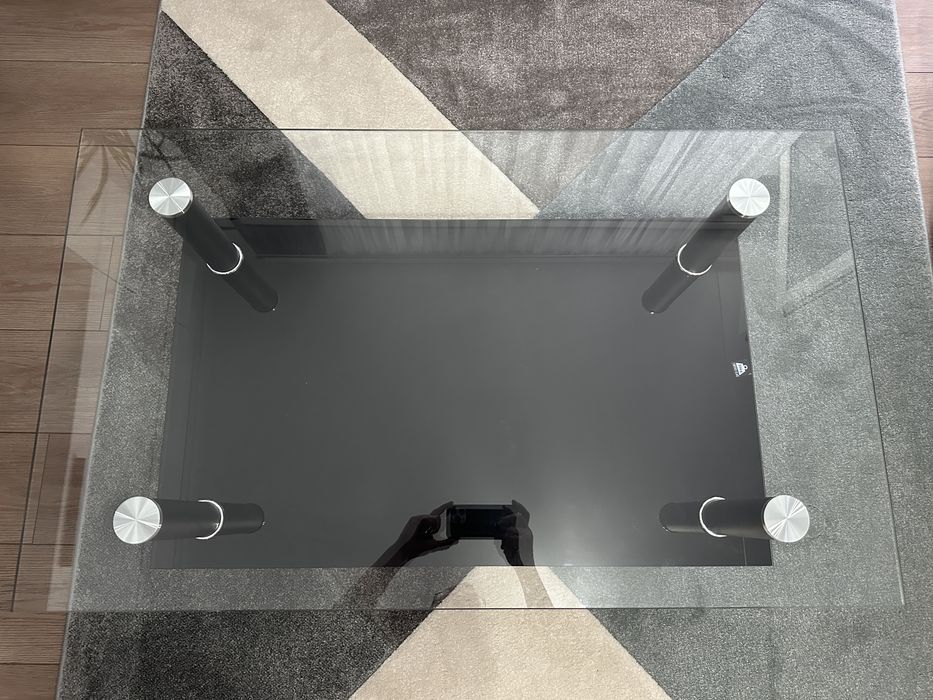 Masa de cafea/living de sticla