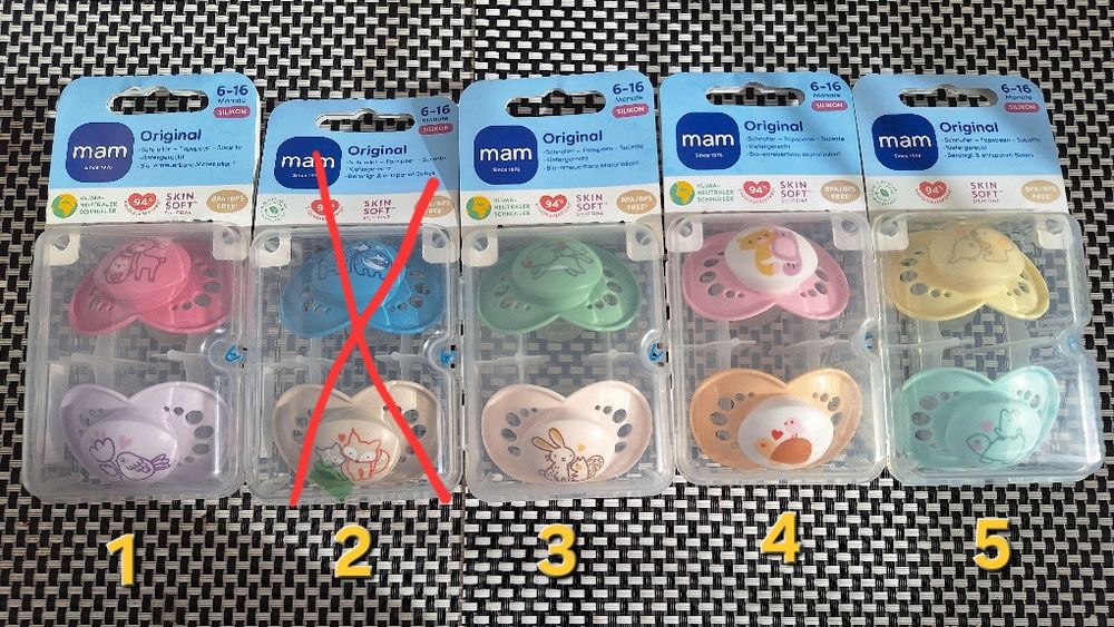 Suzete Mam 6-16 luni