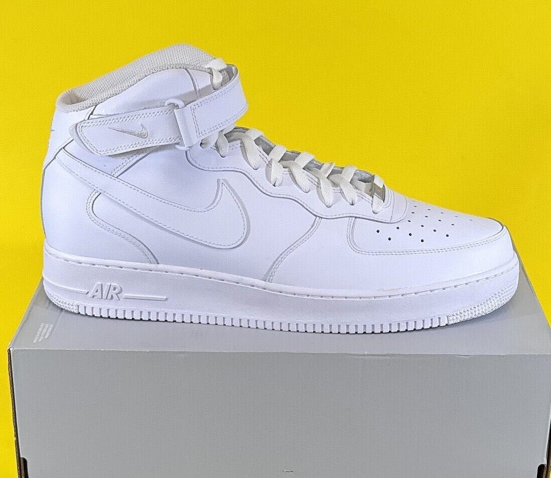 Nike Air Force 1 Mid Triple White Adidasi - PROMOTIE