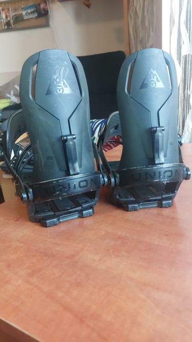Legaturi splitboard & snowboard Union Charger Black L & Coral S