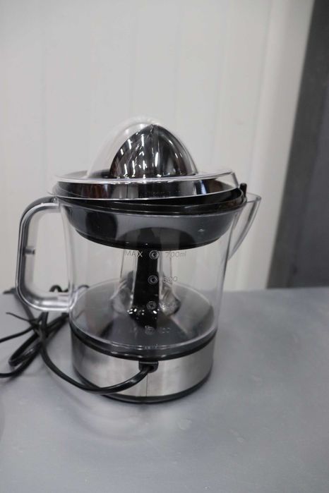 Bestron ACJ350Z Цитрус преса, пластмаса неръждаема стомана, сребристо