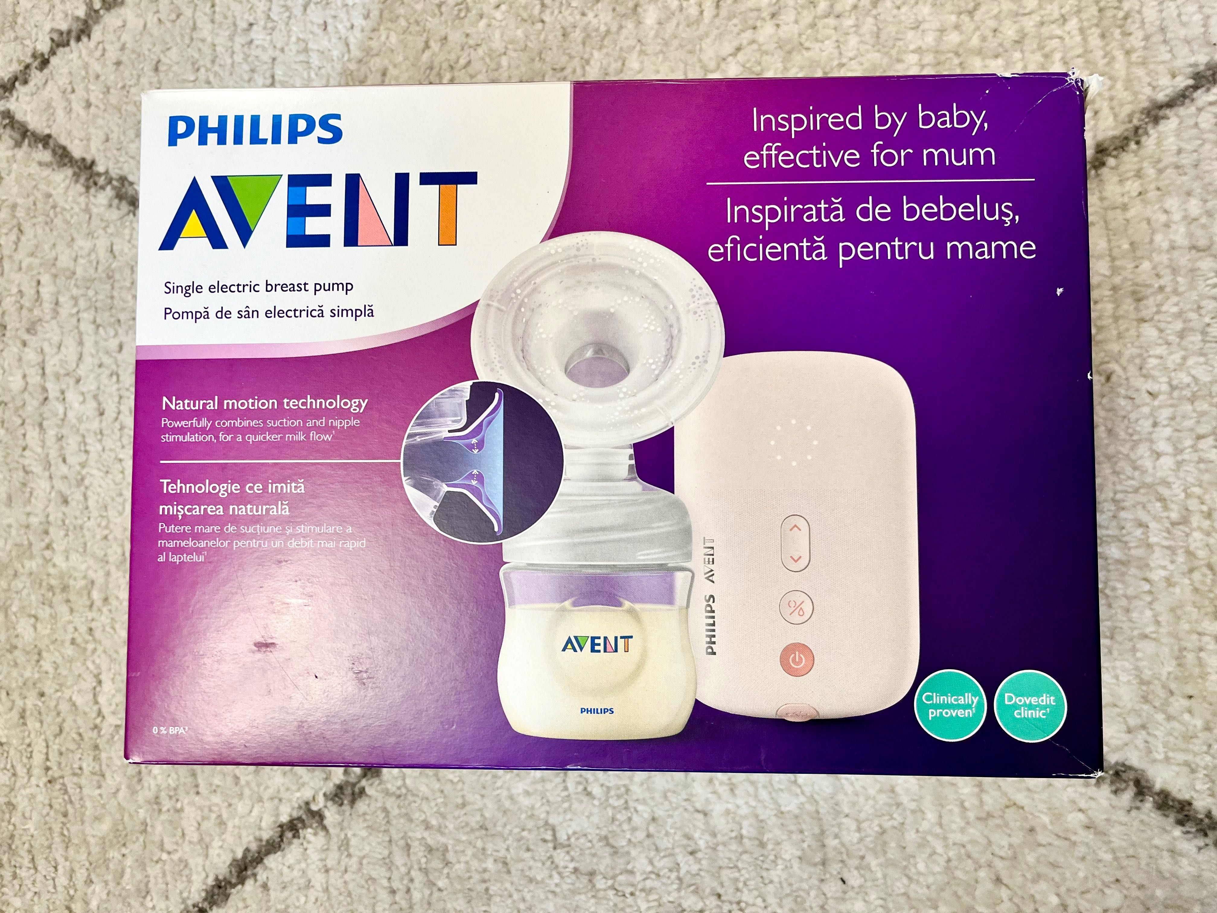 Помпа за кърма Philips Avent SCF395/11, Електрическа