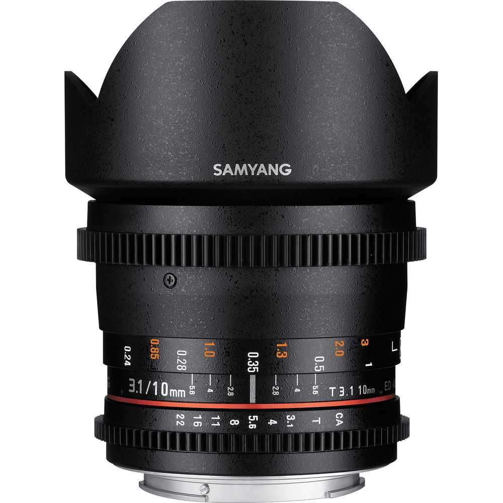 Неавтофокусный объектив (фикс) Samyang 10mm T/3.1 (f2.8) Canon EF-S