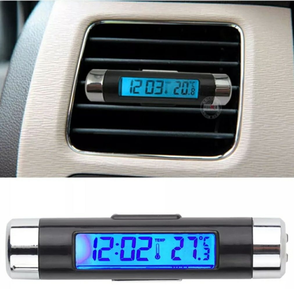 В авто (часа+градусник ,напряжение, в Прикуриватель (150)