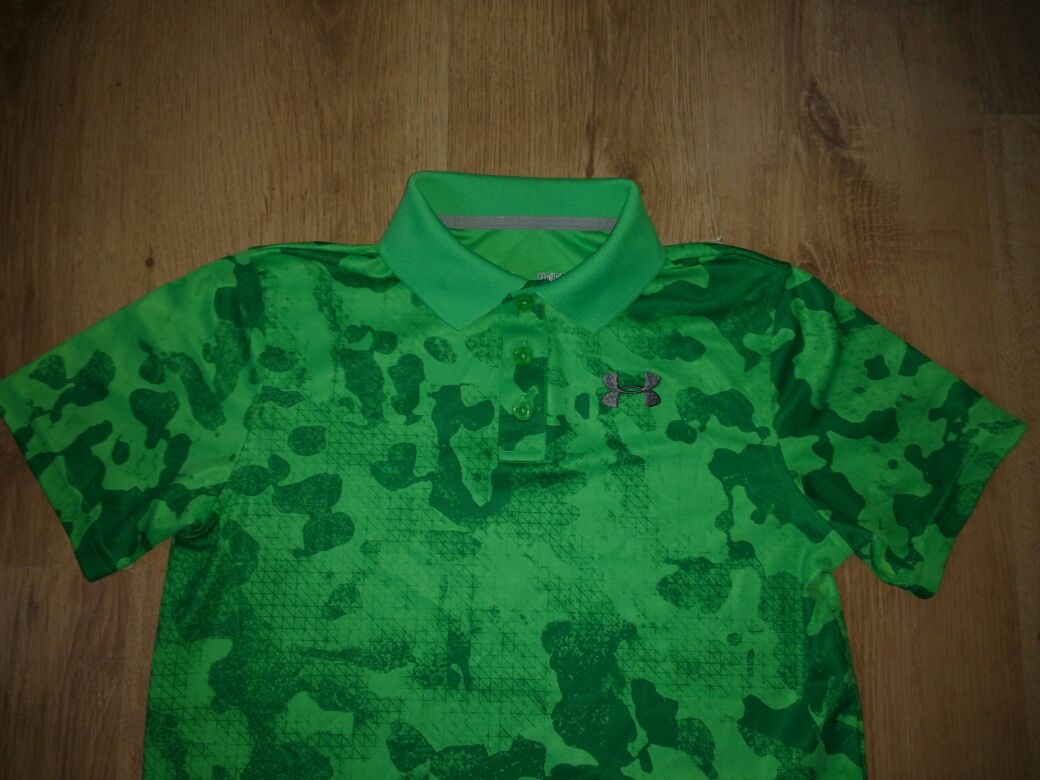 Tricou polo Under Armour HeatGear mărimea 14 ani