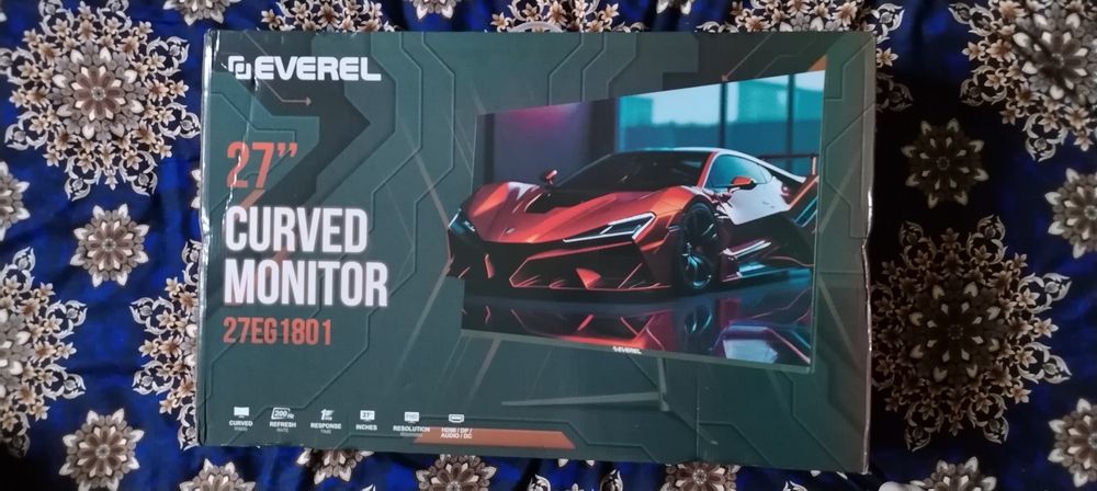 Manitor Everel 27" FullHD Curved 200hz, HDMI+DP