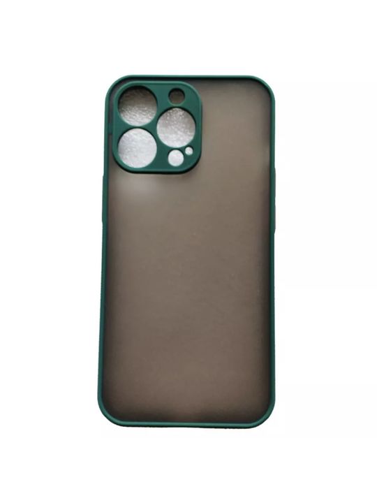 Husa Iphone 14/15/16/PRO/MAX/PLUS Margine Silicon Spate Plastic Mat