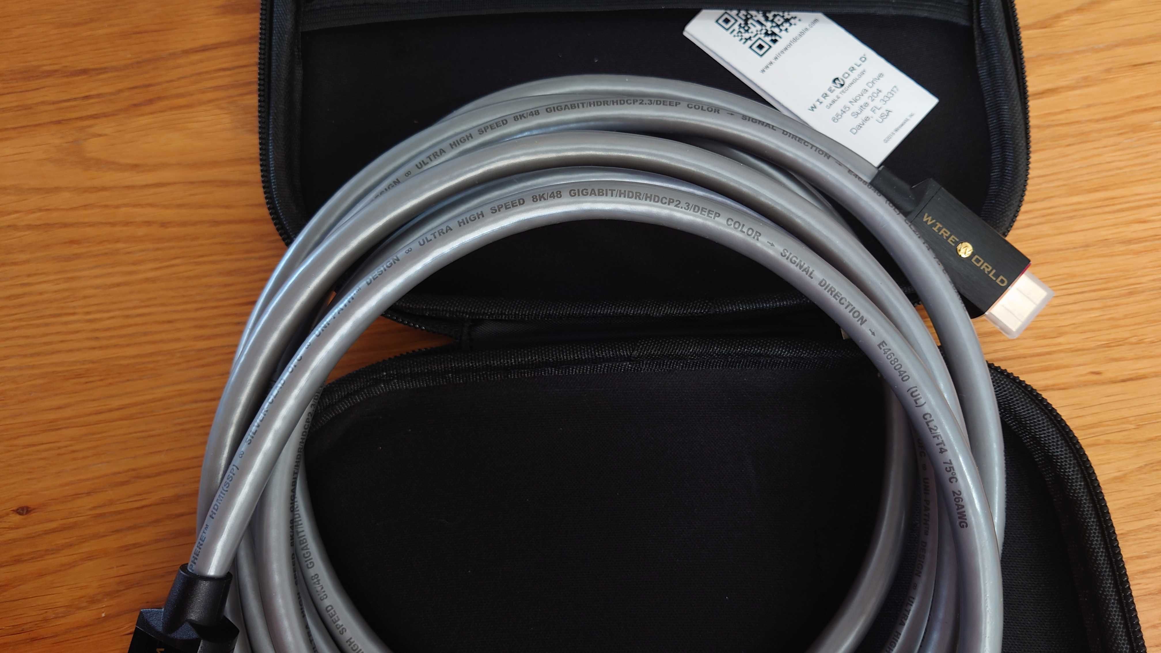 Оригинален Wireworld Silver Sphere HDMI 48G 8К Cable, 3 метра
