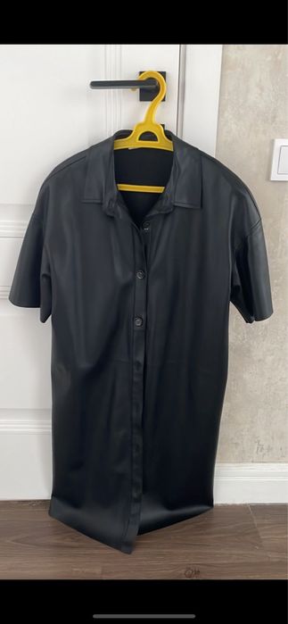 Платье эко-кожа