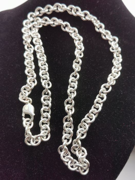 Lant masiv din argint 925 zale rotunde