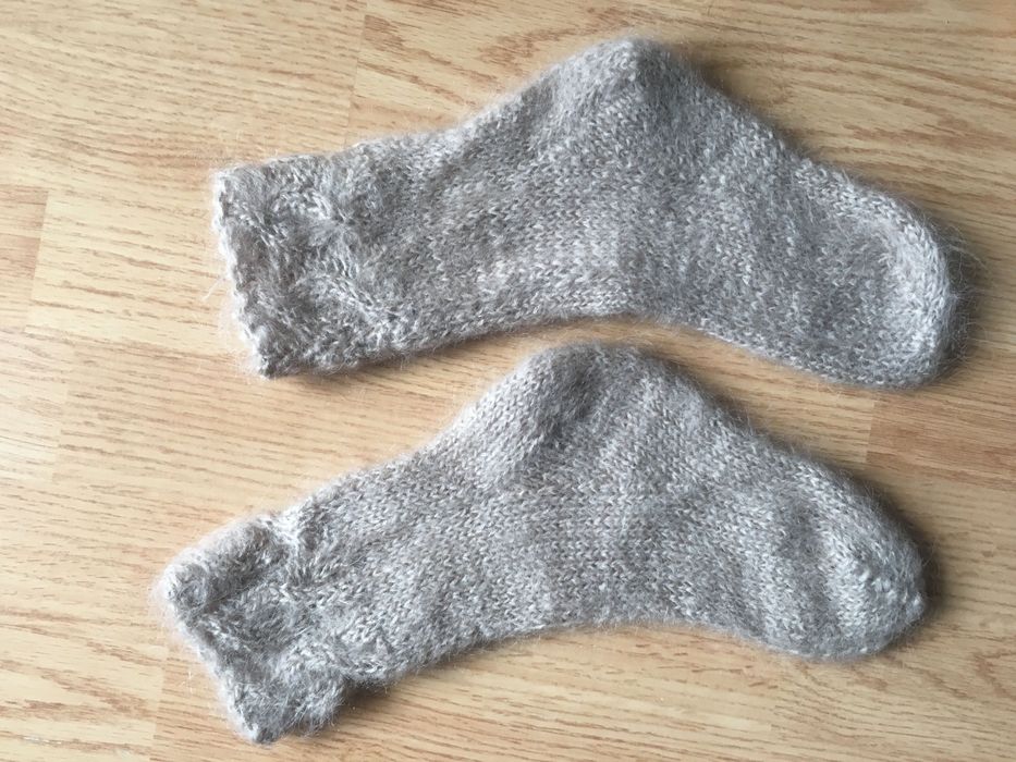 Ciorapi ski/Șosete lana tricotate manual -mărime 36-40