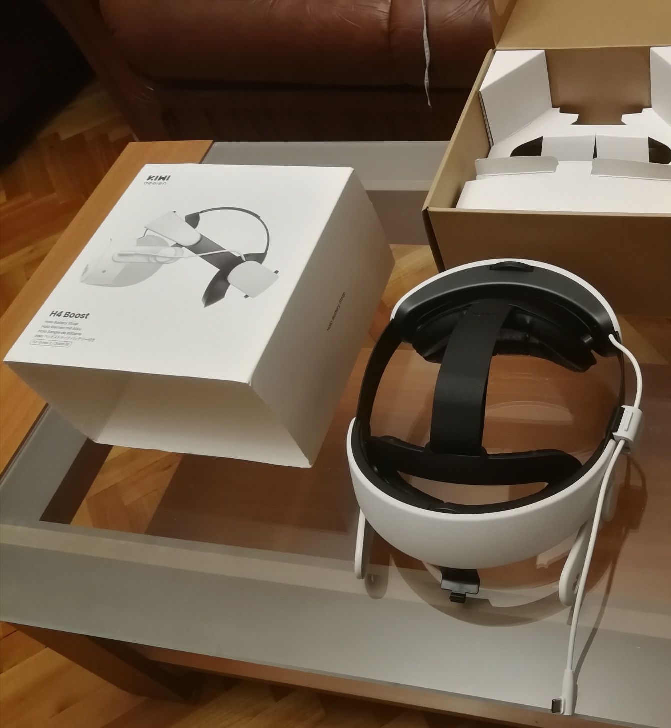 Curea Kiwi Design H4 Boost Halo Battery strap, accesoriu Quest3 și 3s