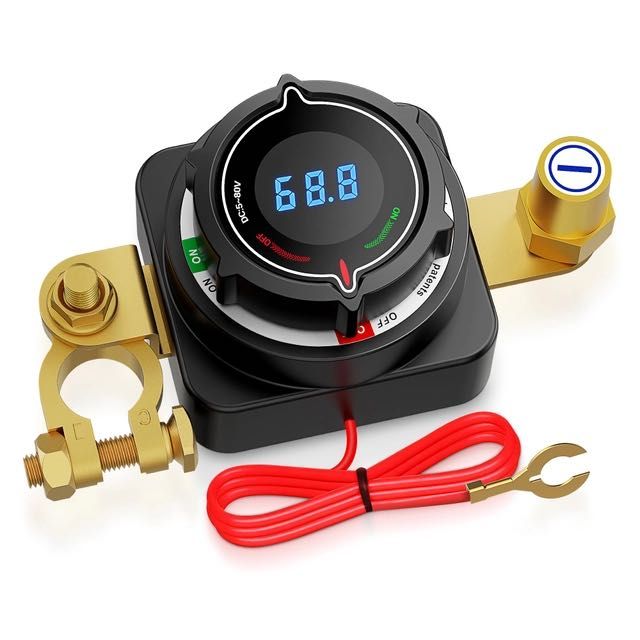 Intrerupator baterie 300A cu afisaj digital voltaj, waterproof