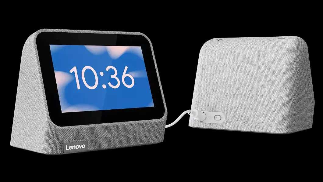 Boxa inteligenta Lenovo Clock 2 (Google Assistant)