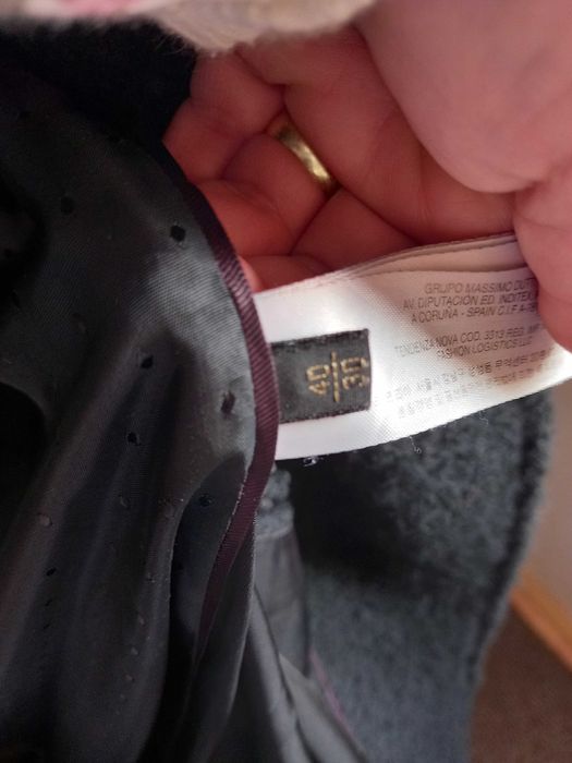 Palton lână Massimo Dutti