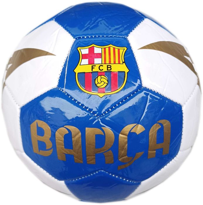 Футболна топка кожена отбори Барселона Barcelona, Арсенал, Мначстер