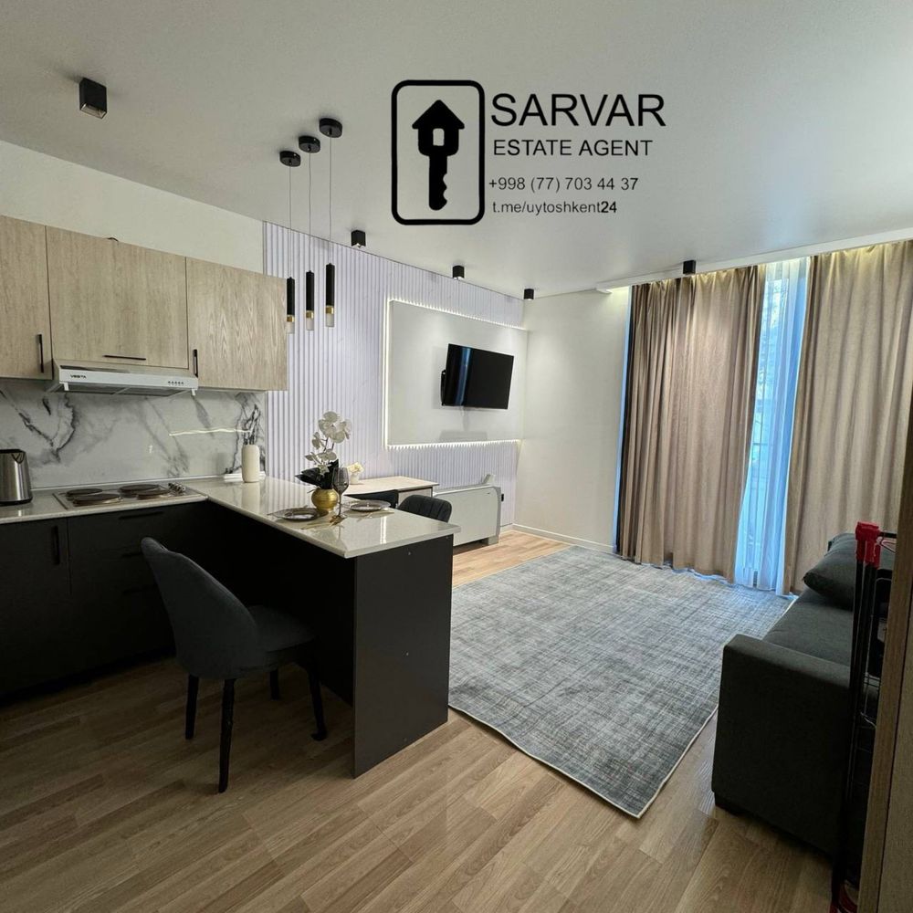 1-комн. в Besh Chinor, 30м², с арендатором, 1/2/14, Махтумкули