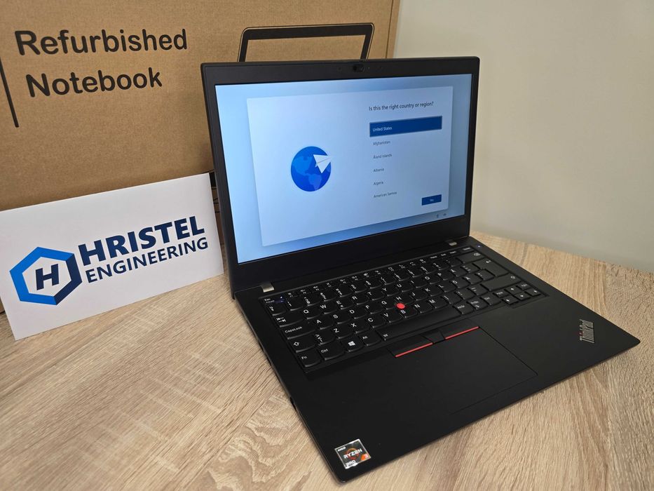 Лаптоп Lenovo ThinkPad L14 Gen 1, процесор AMD Ryzen 3 Pro, Windows 11