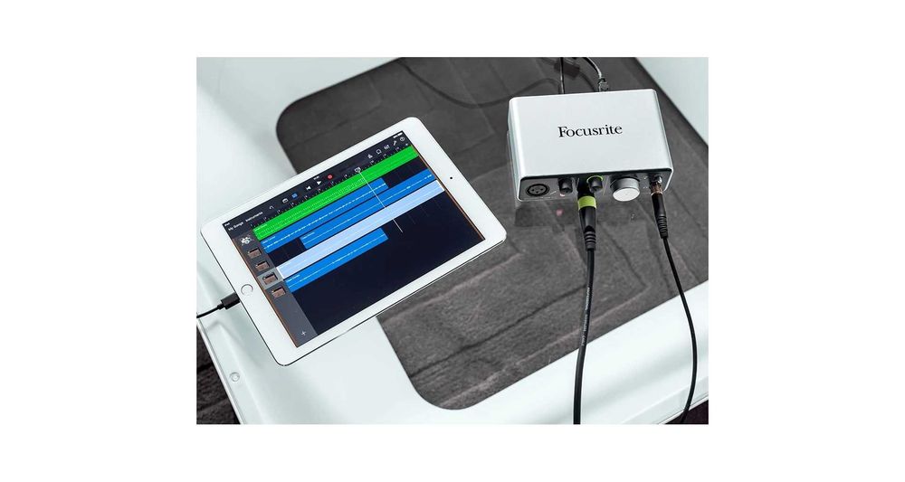 Interfață audio Focusrite - iTrack Solo Lightning, gri/negru,sigilat