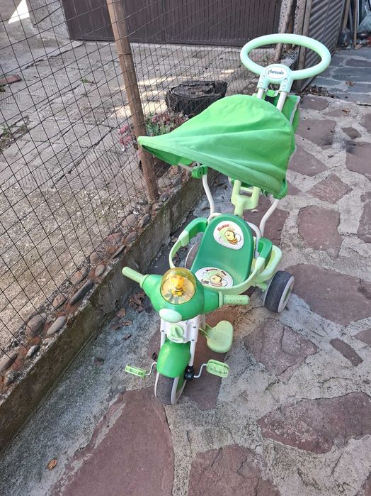 Детска триколка с дръжка Чиполино  лукс.